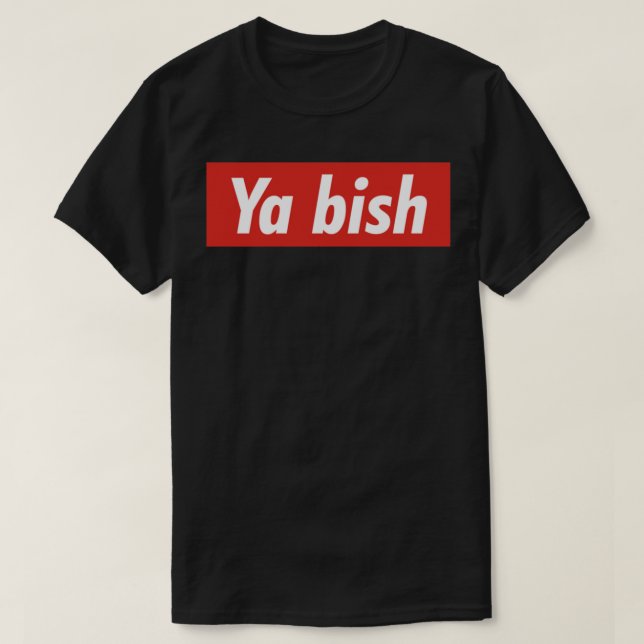 Ya Bish - Kendrick lamar Baseball ¾ Sleeve T-Shirt (Design vorne)