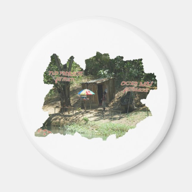 Ya Man ~ Ochos Rios Jamaica Magnet (Vorne)