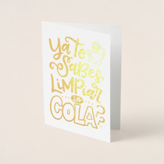 Ya Te Sabes Limpiar La Cola Folienkarte (Vorderseite)