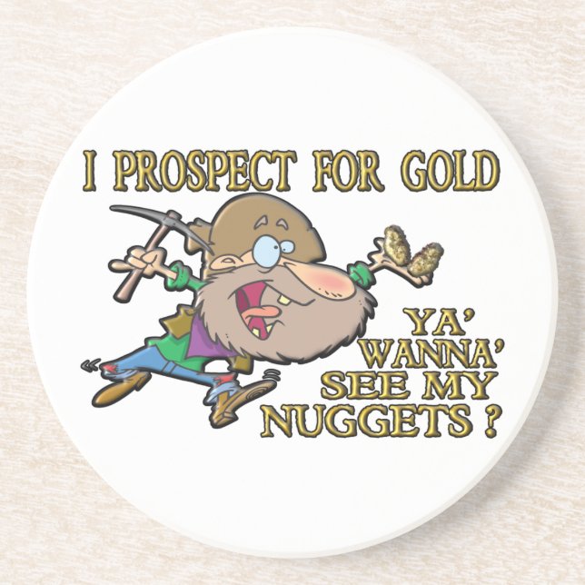 Ya wollen ' sehen meine Nuggets? Untersetzer (Vorne)