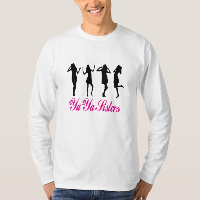 Ya Ya Sisters Unisex Long Sleeve T-Shirt (rosa) (Vorderseite)