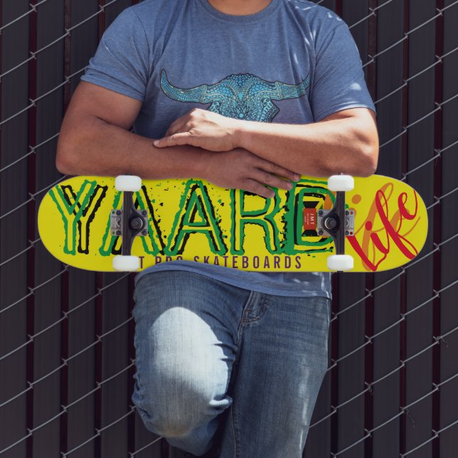 YAARD LIFE JMT Skateboard, 7¾ Zoll Deck Skateboard (Außenbereich 3)