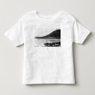 Yachats, Oregon-Stadtansicht und Ozean-Fotografie Kleinkind T-shirt