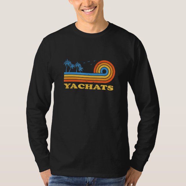 Yachats Oregon Summer oder Tropical Yachatian Flor T-Shirt (Vorderseite)