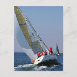 Yacht auf dem Mar Menor Postkarte