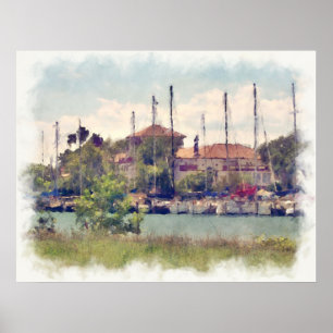 Yacht Club Detroit Poster