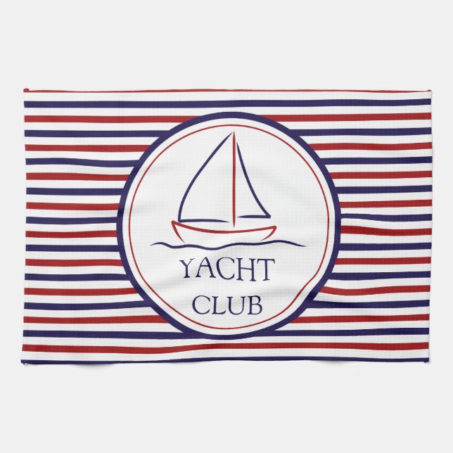 Yacht Club Geschirrtuch (Horizontal)