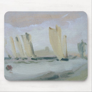 Yacht das Laufen auf dem Solent, vorher Mousepad