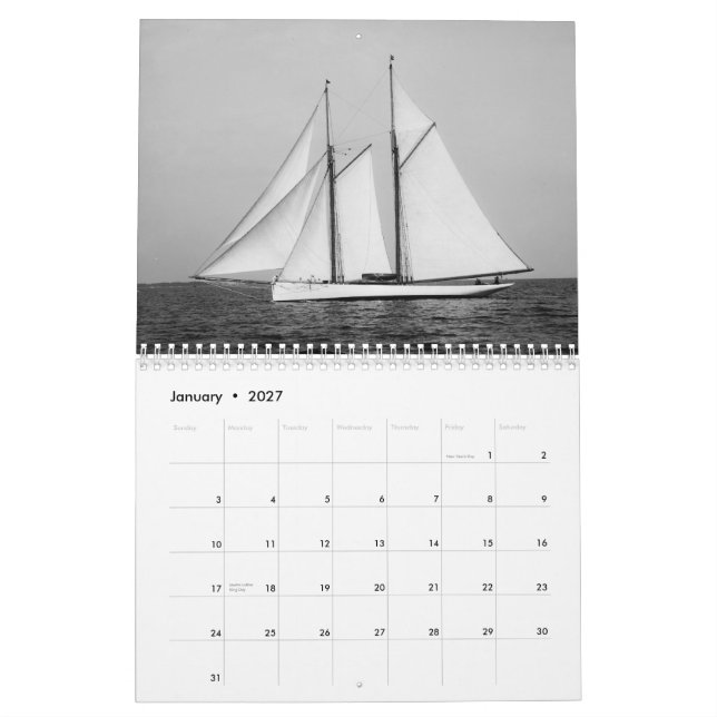 Yacht-Kalender Kalender (Jan 2027)