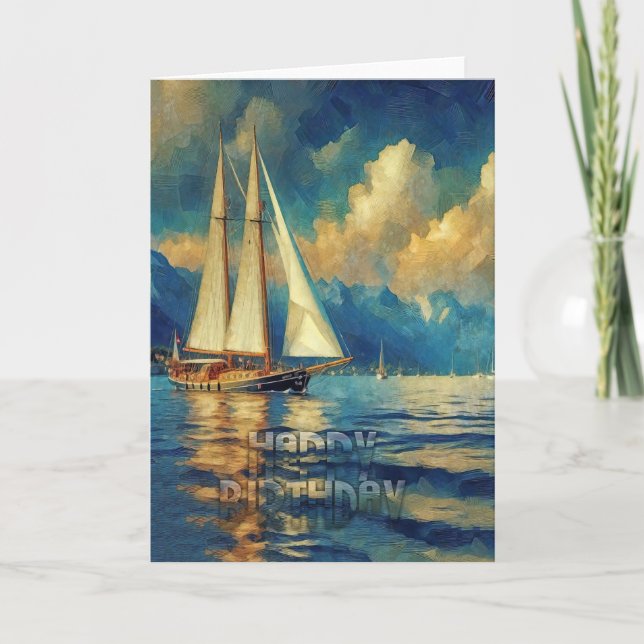 Yacht Karte (Vorderseite)