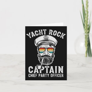 Yacht Rock Captain Pontoon Boot Party Sailor Boati Karte