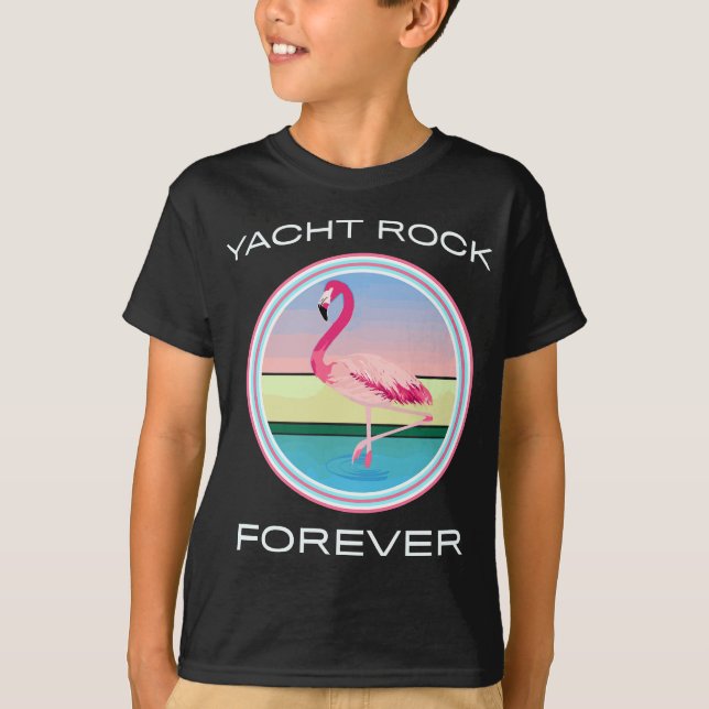 Yacht Rock Forever 80er Retro Style T-Shirt (Vorderseite)