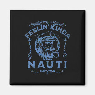 Yacht Rock Party Nauti Motorboot Hauptmann Liebe M Magnet