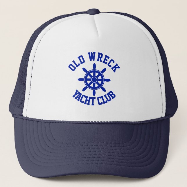 Yachtclub für Seeleute Truckerkappe (Vorderseite)