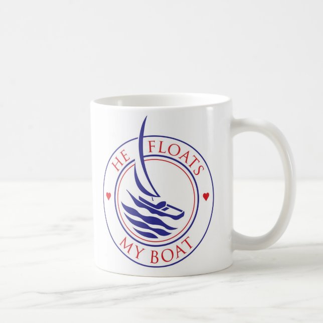 YachTees_He schwimmt meine Tasse (Rechts)