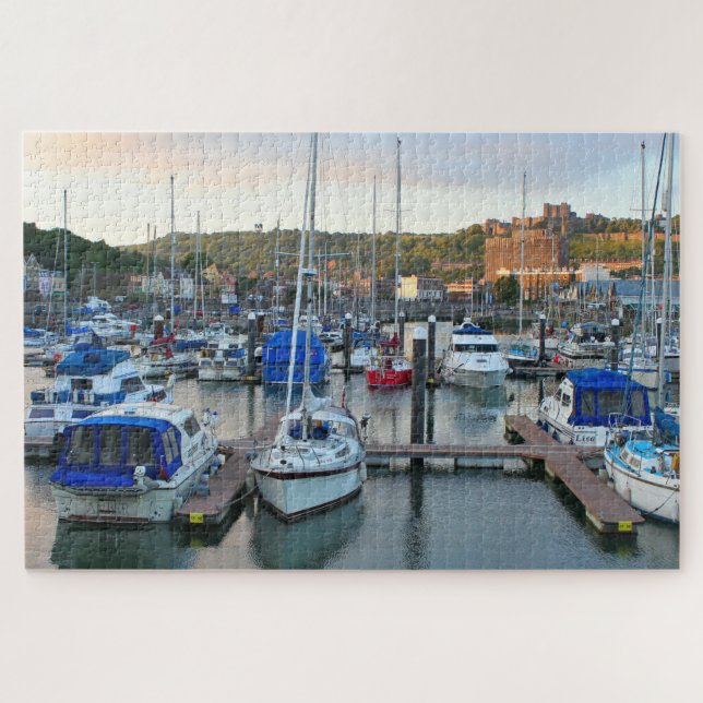 Yachten in Marina, Dover, Kent, England (Horizontal)