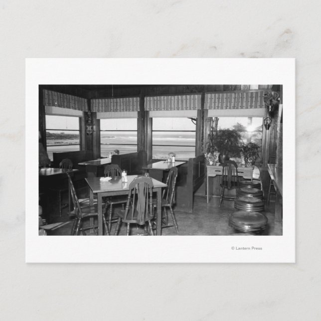 Yachten, Oregon Swigerts Sea View Inn Fotograp Postkarte (Vorderseite)