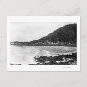 Yachten, Stadtansicht von Oregon und Meeresfotogra Postkarte