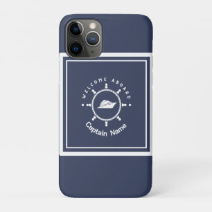 Yachthafen der Blue Navy Anchor Case-Mate iPhone Hülle