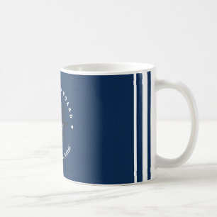 Yachthafen der Blue Navy Anchor Kaffeetasse