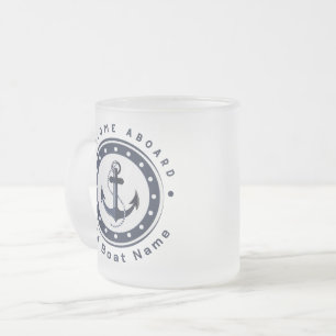 Yachthafen der Blue Navy Anchor Mattglastasse