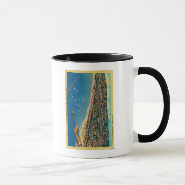 Yachthafen, Palisades und Santa Monica Tasse (Rechts)