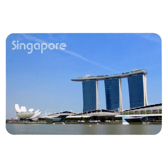 Yachthafen Singapore Magnet (Horizontal)