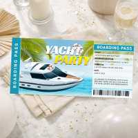 Yachting Boat Cruise Geburtstagsparty Einladung