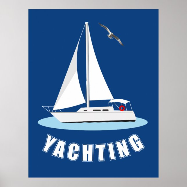 Yachting Poster (Vorne)