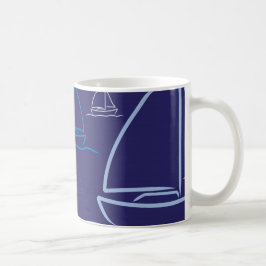Yachtmuster Kaffeetasse