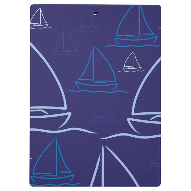 Yachtmuster Klemmbrett (Rückseite)