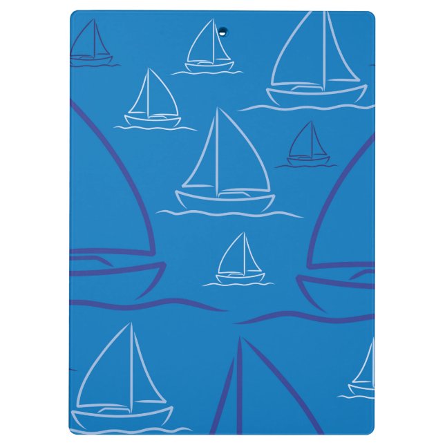 Yachtmuster Klemmbrett (Rückseite)