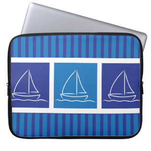 Yachtmuster Laptopschutzhülle