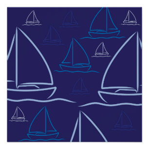 Yachtmuster Poster