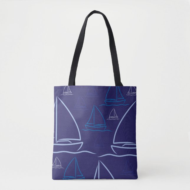 Yachtmuster Tasche (Vorderseite)