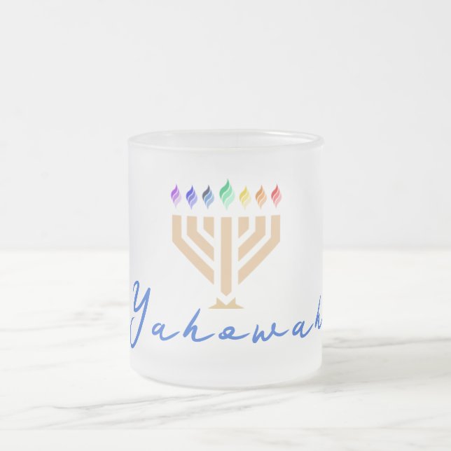 Yada Yahowah Merch; Mattierte Kaffee-Tasse Mattglastasse (Mittel)