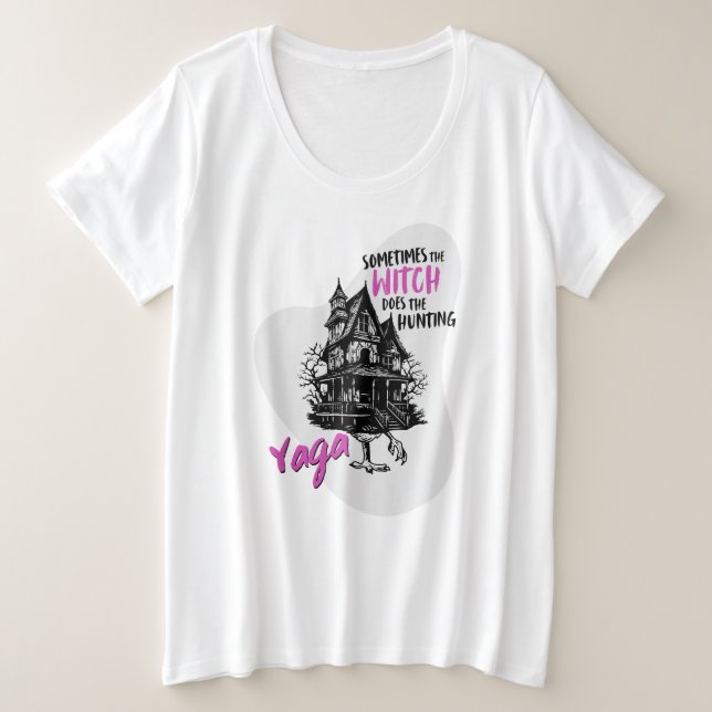 Yaga-Haus Große Größe T-Shirt (Design vorne)