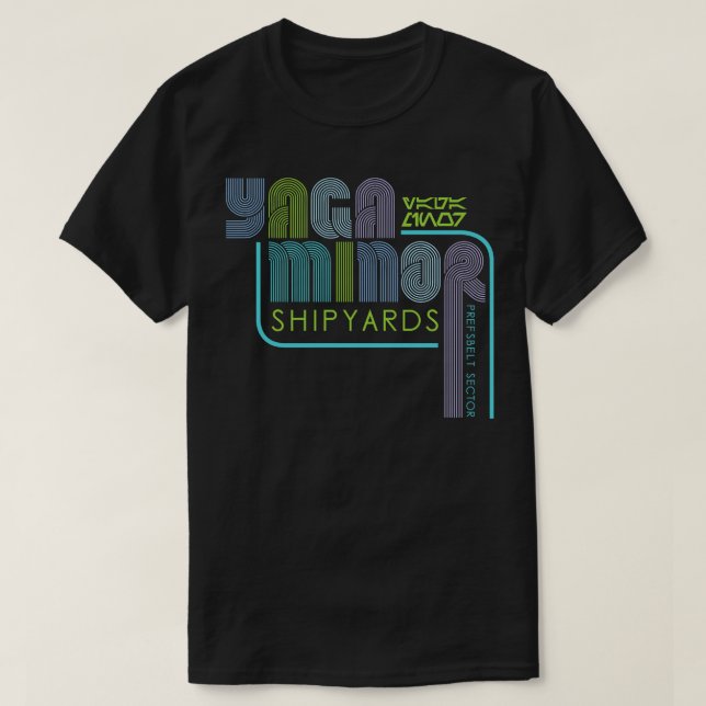 Yaga Minor Shipyards T-Shirt (Design vorne)