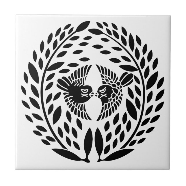 Yagyu Bamboo Fliese (Vorderseite)