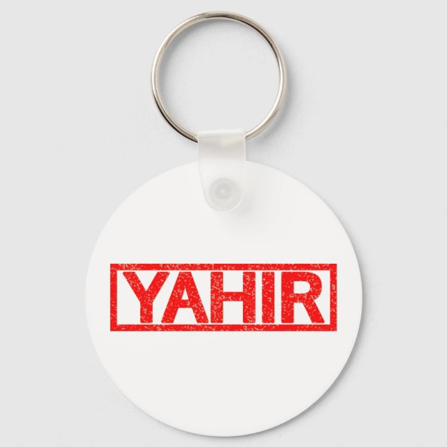 Yahir Briefmarke Schlüsselanhänger (Vorderseite)