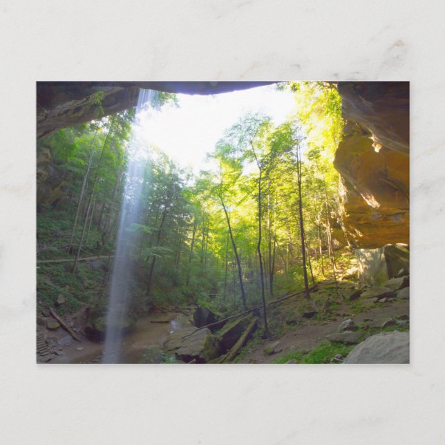 Yahoo Falls, Kentucky Postkarte (Vorderseite)