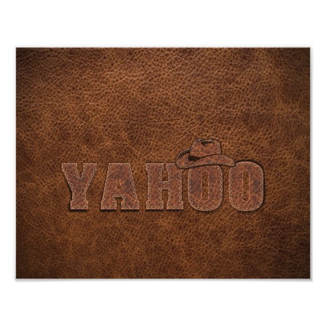 YAHOO-Western Fotodruck (Vorne)