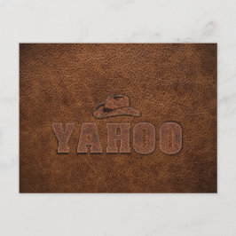 YAHOO-Western Postkarte