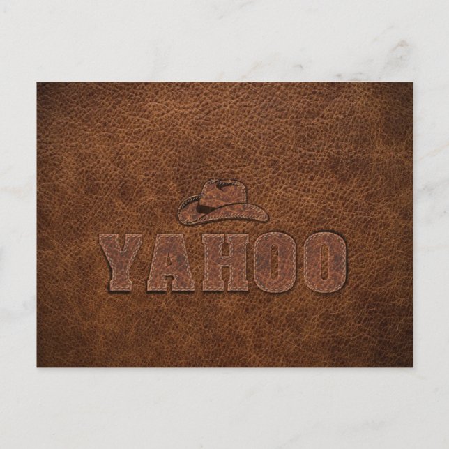 YAHOO-Western Postkarte (Vorderseite)