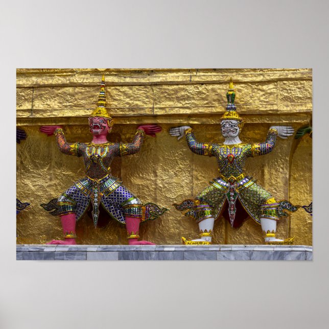 Yahsha statue in Bangkok Poster (Vorne)