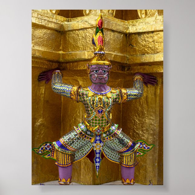 Yahsha statue in Bangkok Poster (Vorne)