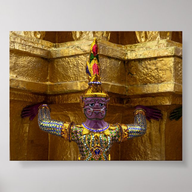 Yahsha statue in Bangkok Poster (Vorne)