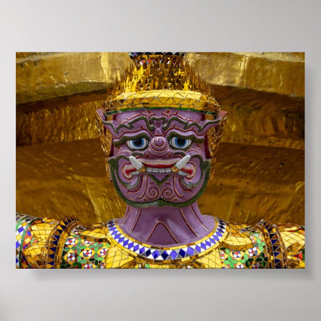 Yahsha statue in Bangkok Poster (Vorne)