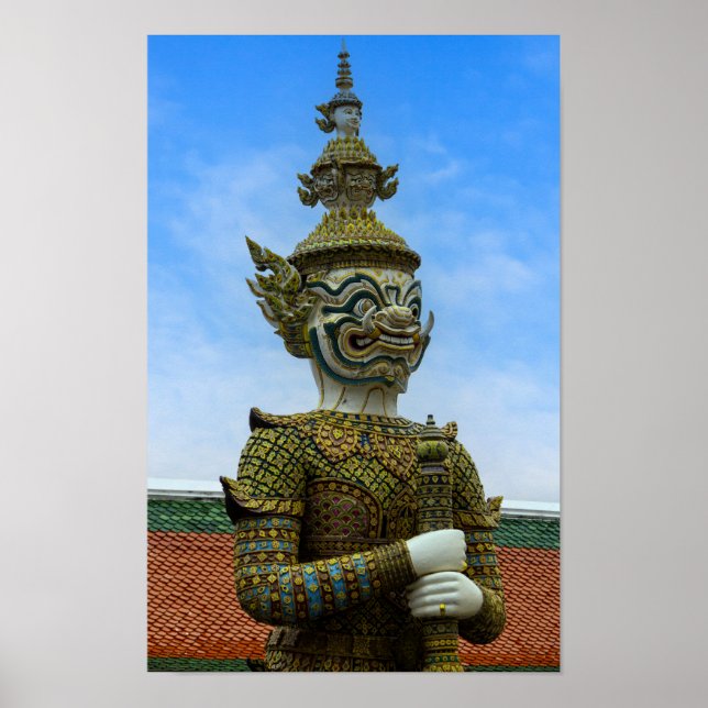 Yahsha statue in Bangkok Poster (Vorne)