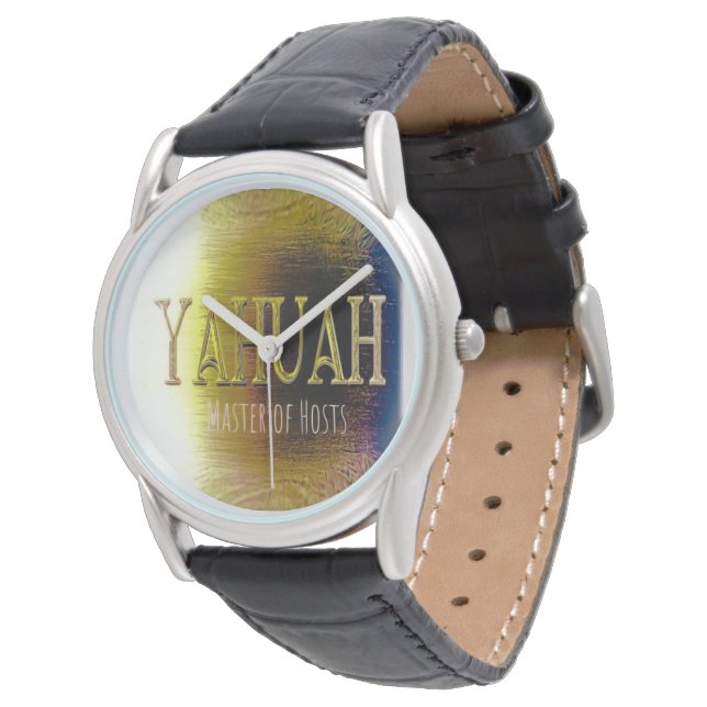 Yahuah-Master of Hosts 02-02 Armbanduhr (Schrägansicht)